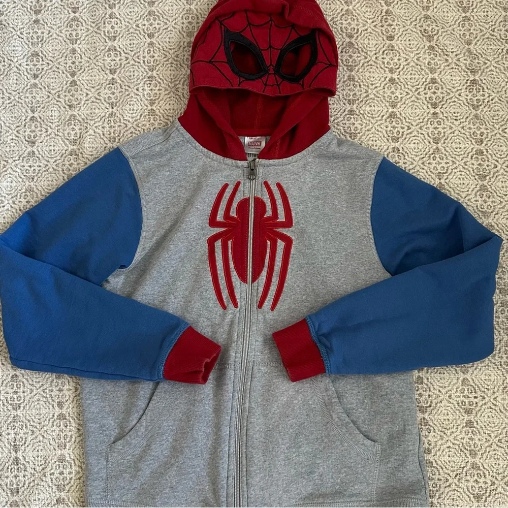 Hanna Andersson Marvel Spider-Man French Terry Hoodie | 150 - Picture 2 of 6